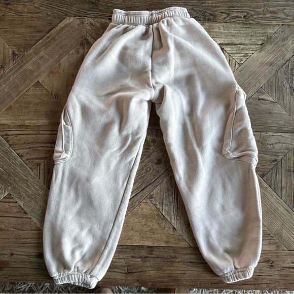 Zara Kids' Cream Jogger Pants Size 9 - Picture 3 of 4